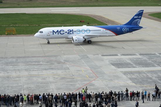 Russian MC21 passenger jet makes maiden flight