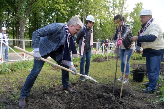 Tree planting effort and Oleg Yankovsky Creative Discovery Awards