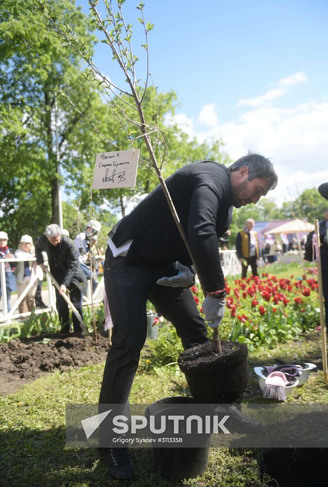 Tree planting effort and Oleg Yankovsky Creative Discovery Awards