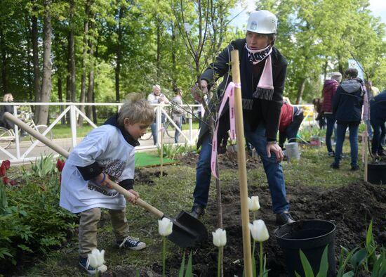 Tree planting effort and Oleg Yankovsky Creative Discovery Awards