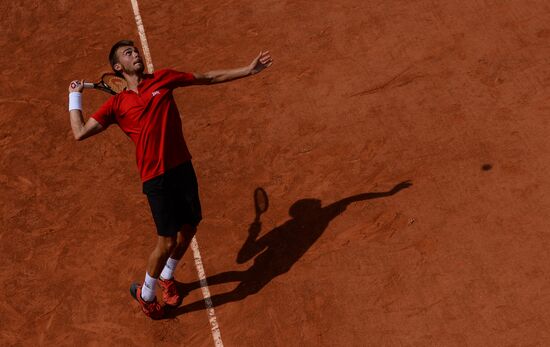 Tennis. Roland Garros. Day first
