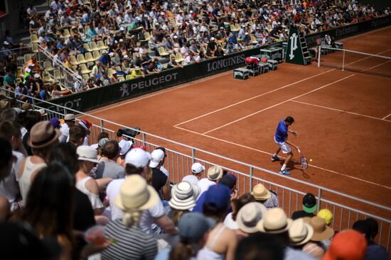 Tennis. Roland Garros. Day first
