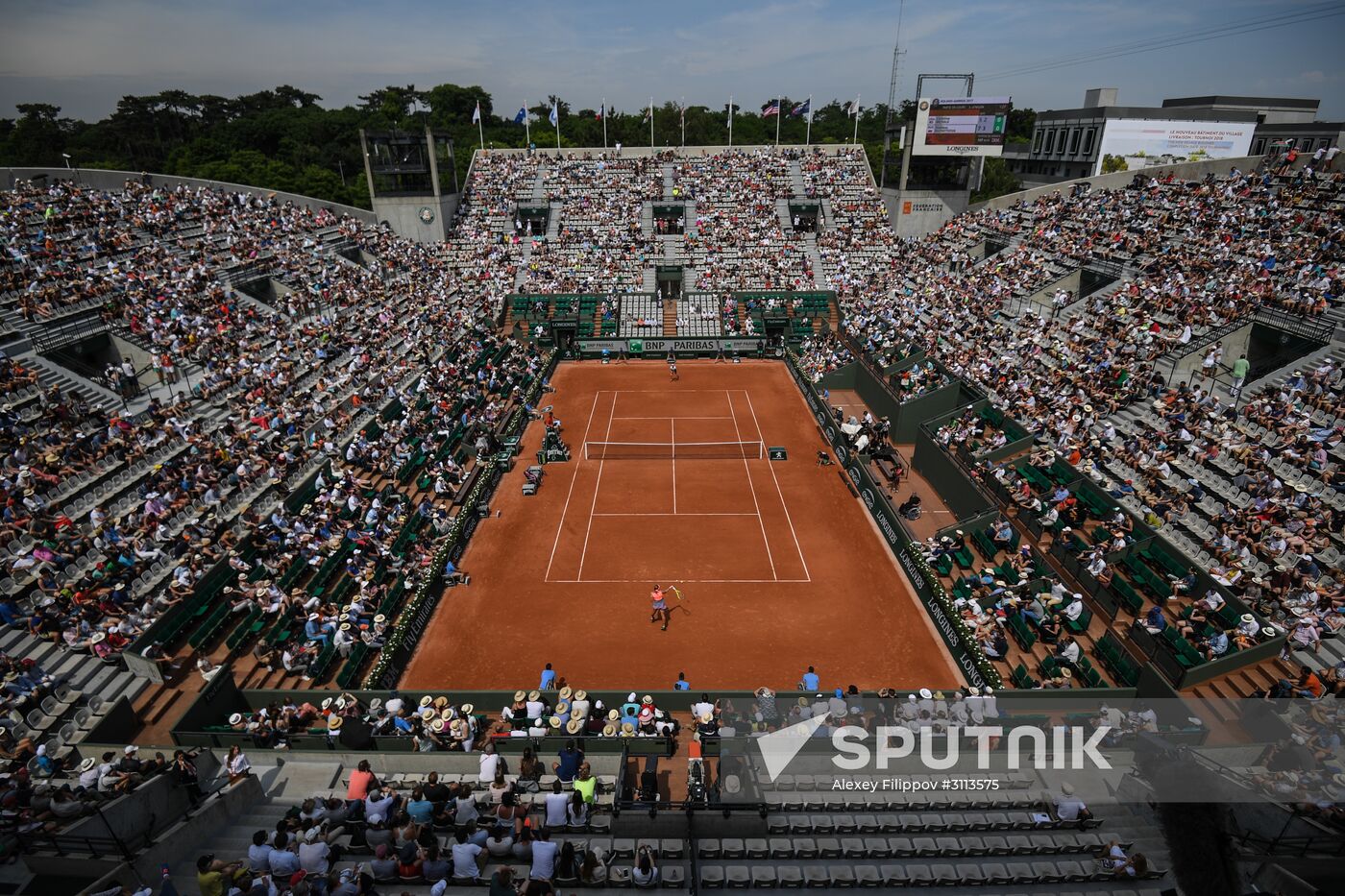 Tennis. Roland Garros. Day One