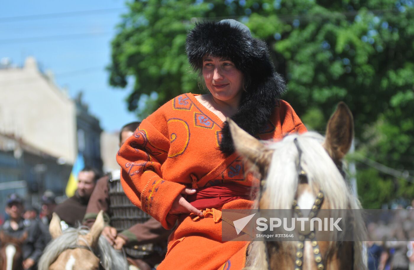 Heroes Day march in Lviv