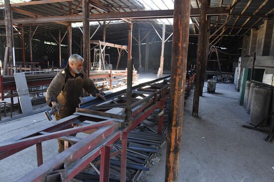 Structural steel plant in Damascus