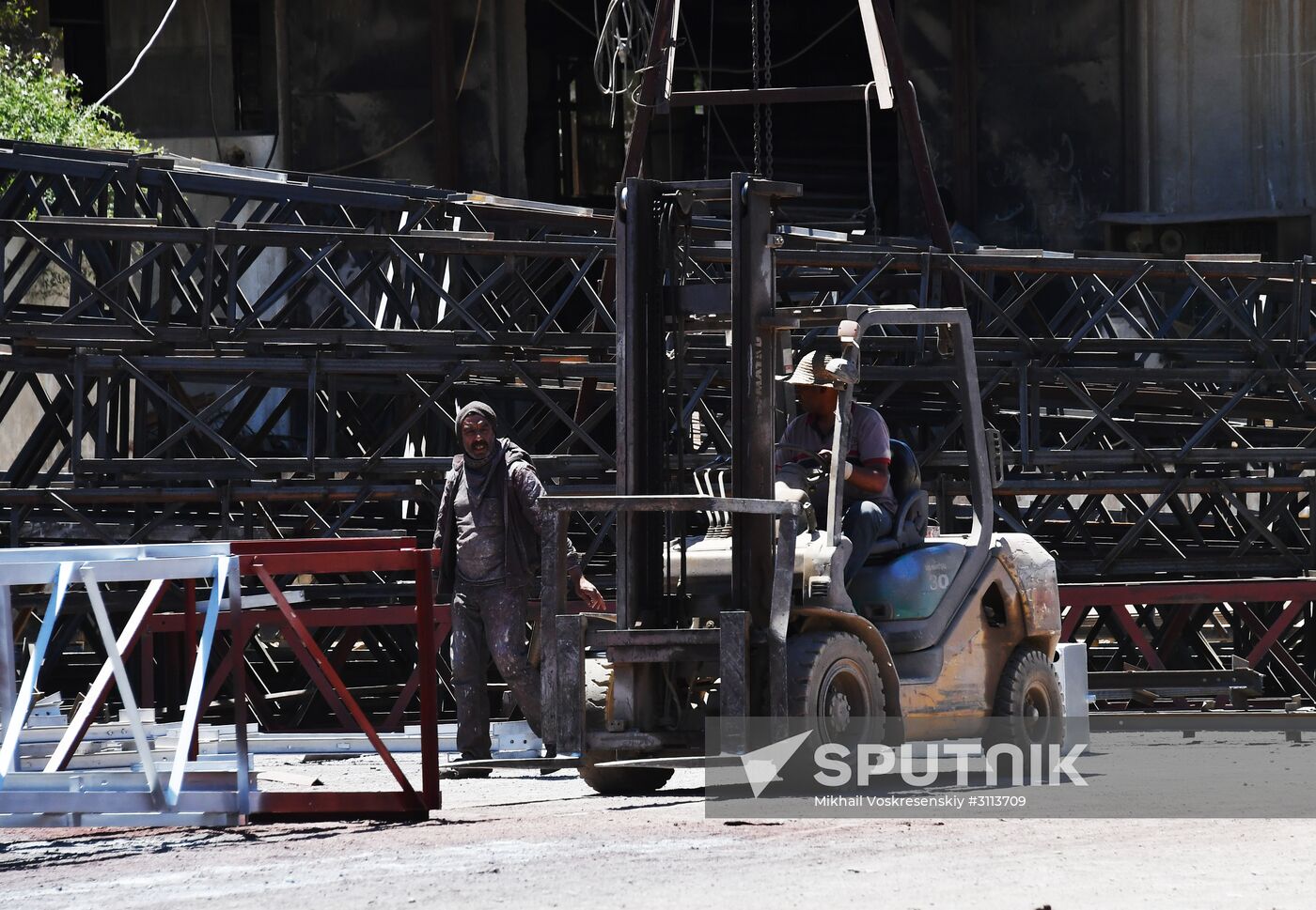 Structural steel plant in Damascus