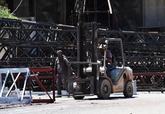 Structural steel plant in Damascus