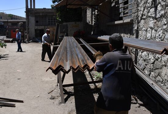 Structural steel plant in Damascus