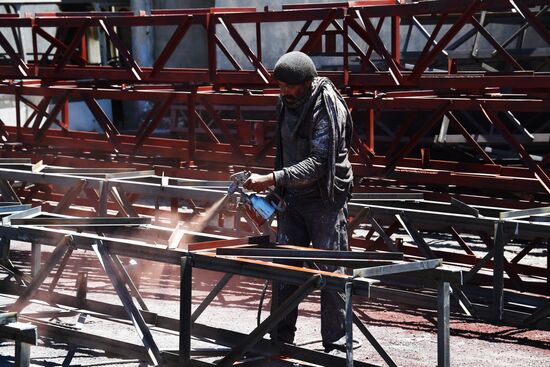 Structural steel plant in Damascus