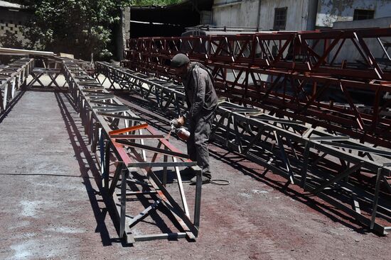 Structural steel plant in Damascus