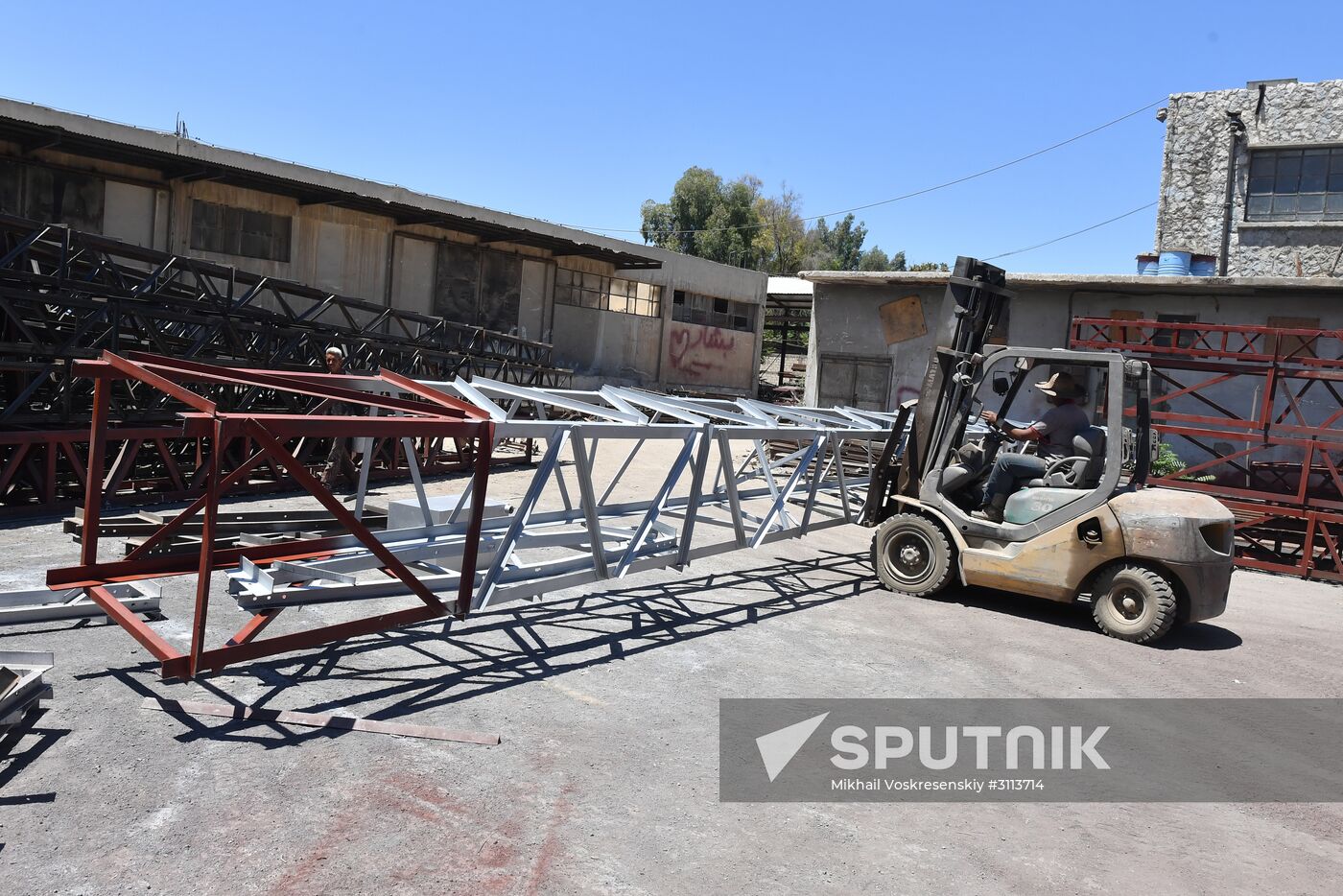 Structural steel plant in Damascus
