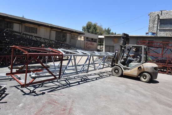 Structural steel plant in Damascus