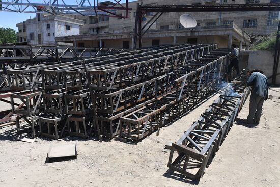 Structural steel plant in Damascus