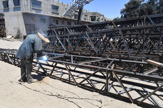Structural steel plant in Damascus
