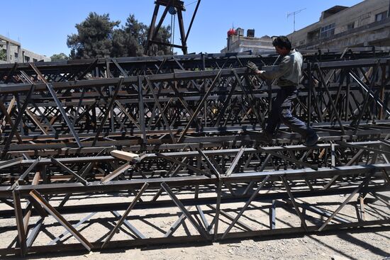 Structural steel plant in Damascus