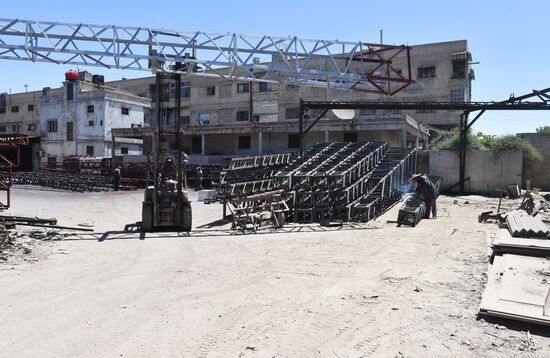 Structural steel plant in Damascus
