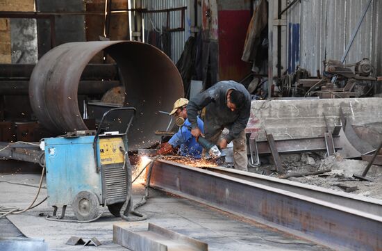 Structural steel plant in Damascus
