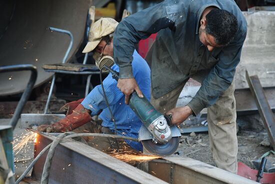 Structural steel plant in Damascus