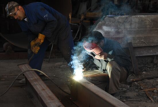 Structural steel plant in Damascus