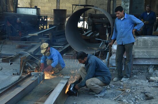 Structural steel plant in Damascus