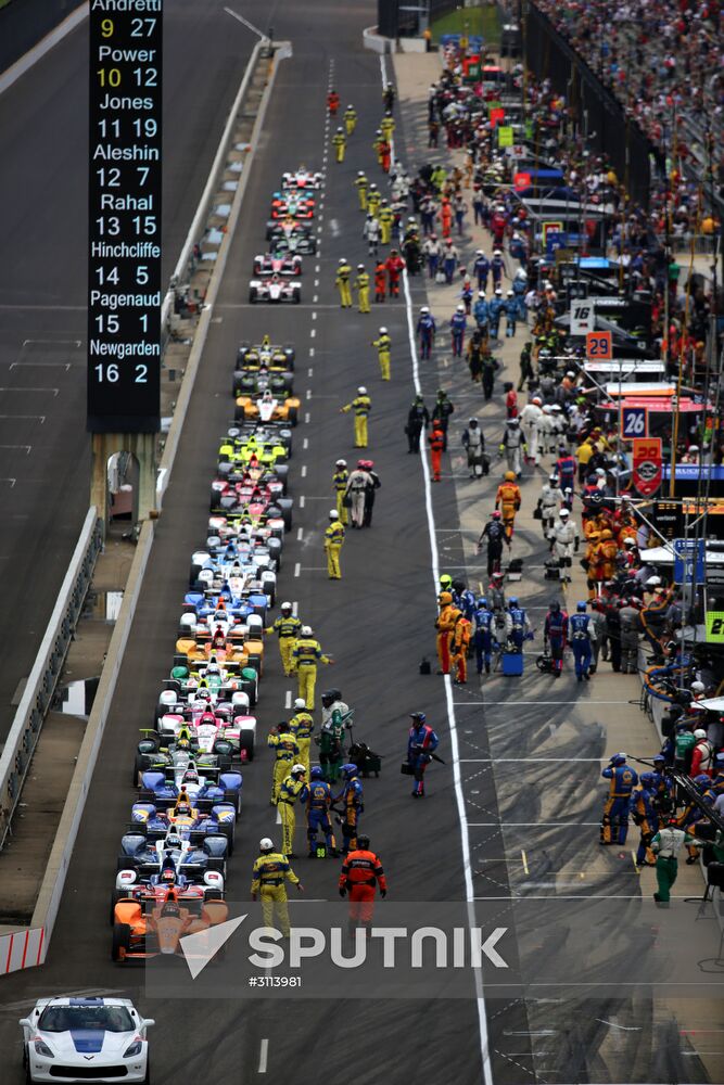 Auto sport. Indianapolis 500