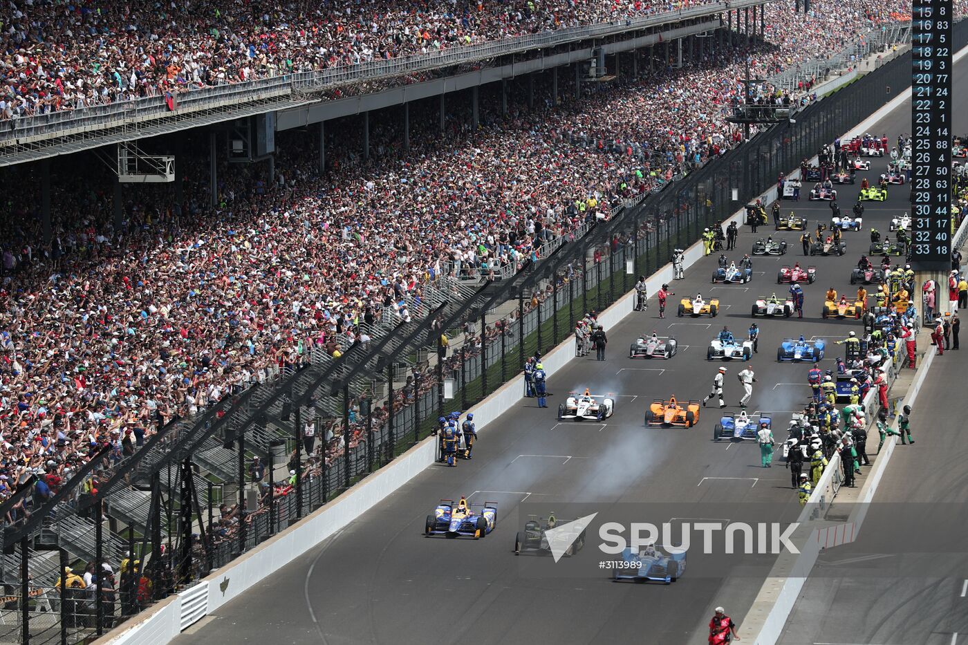Auto sport. Indianapolis 500