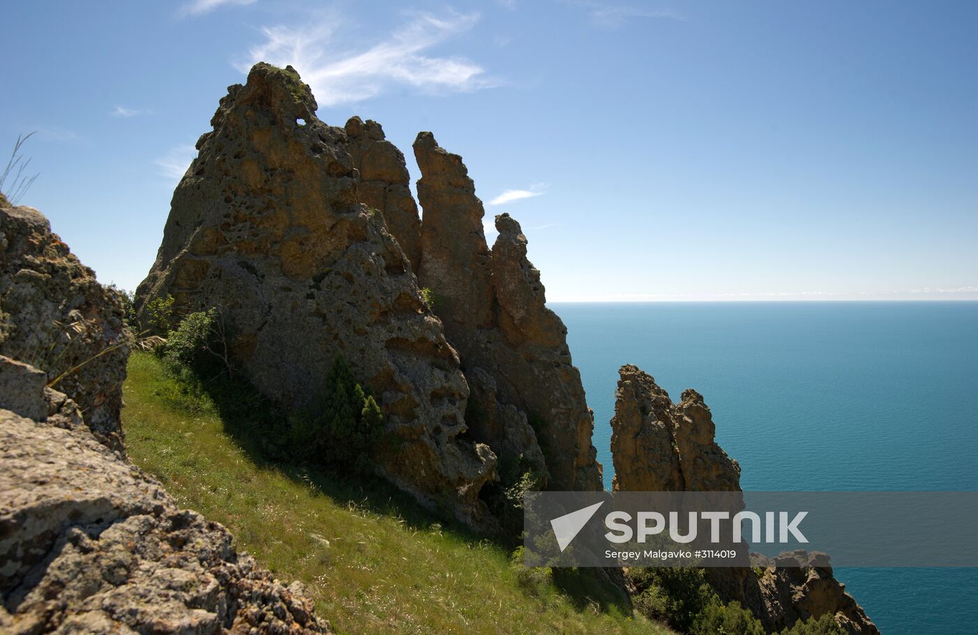 Karadag nature reserve in Crimea