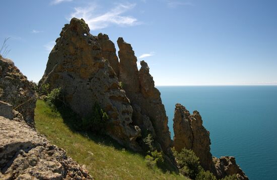 Karadag nature reserve in Crimea