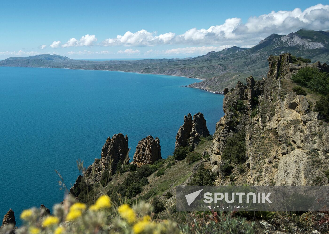 Karadag nature reserve in Crimea