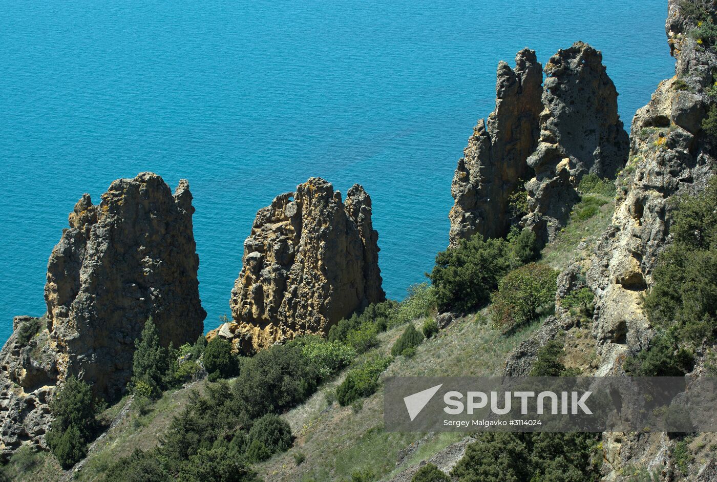 Karadag nature reserve in Crimea