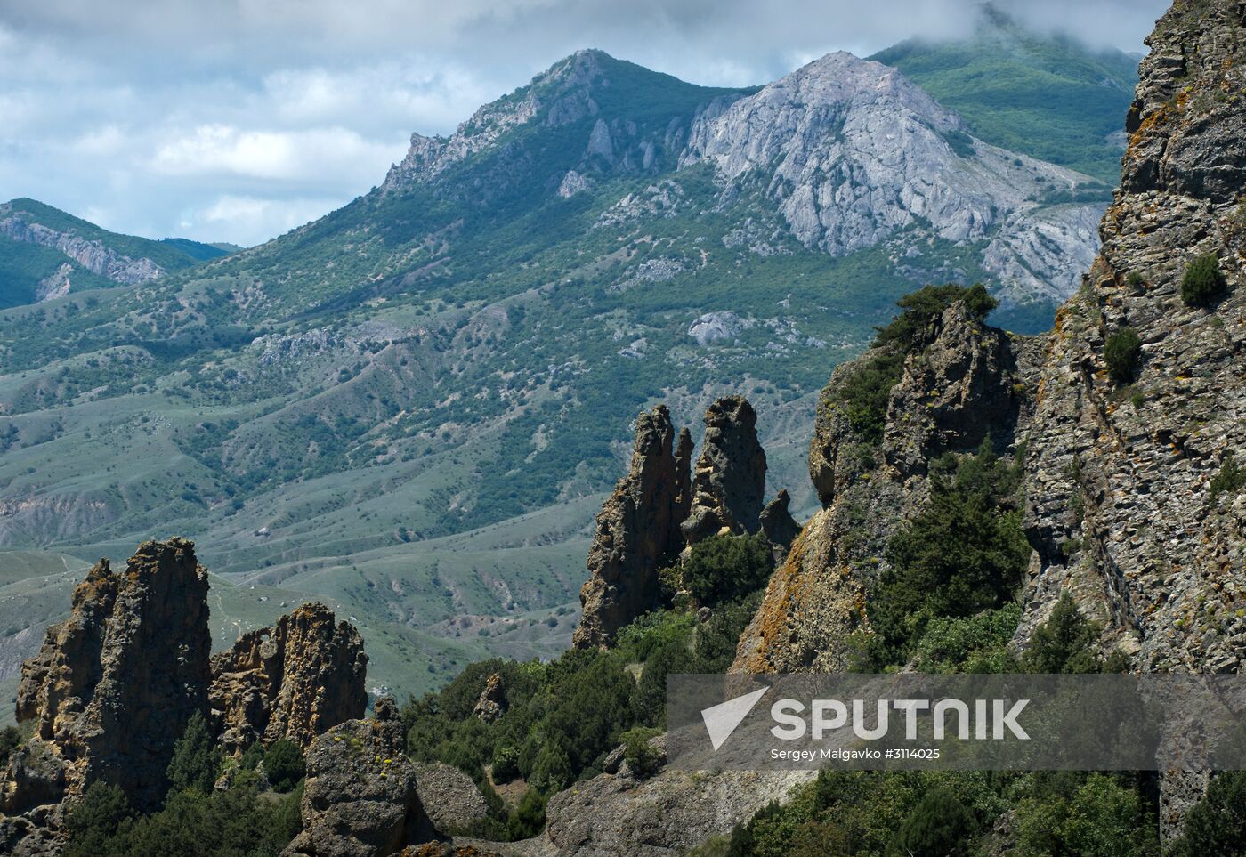 Karadag nature reserve in Crimea