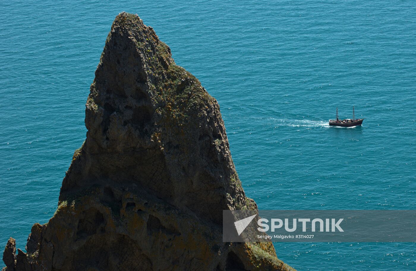 Karadag nature reserve in Crimea
