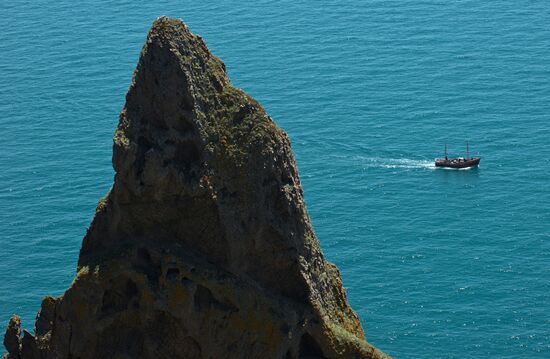 Karadag nature reserve in Crimea
