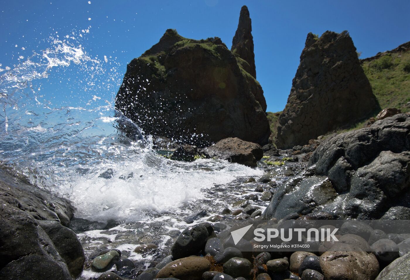 Karadag nature reserve in Crimea
