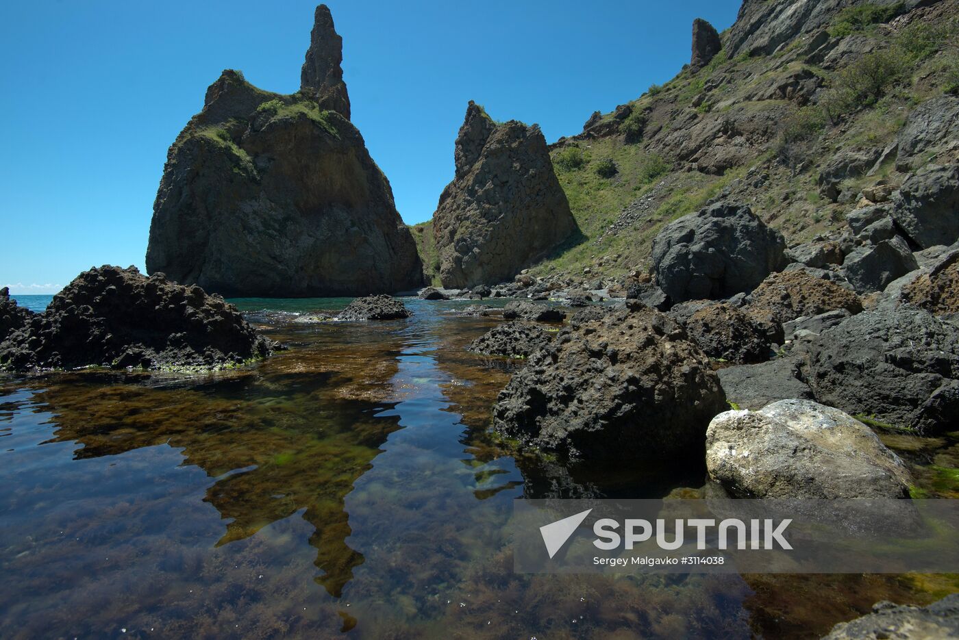 Karadag nature reserve in Crimea