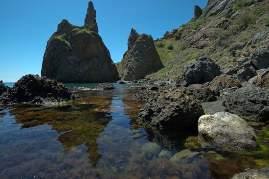 Karadag nature reserve in Crimea