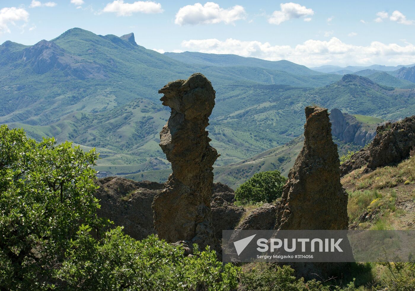 Karadag nature reserve in Crimea