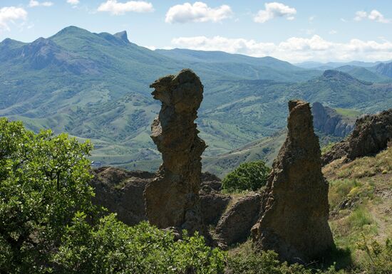 Karadag nature reserve in Crimea