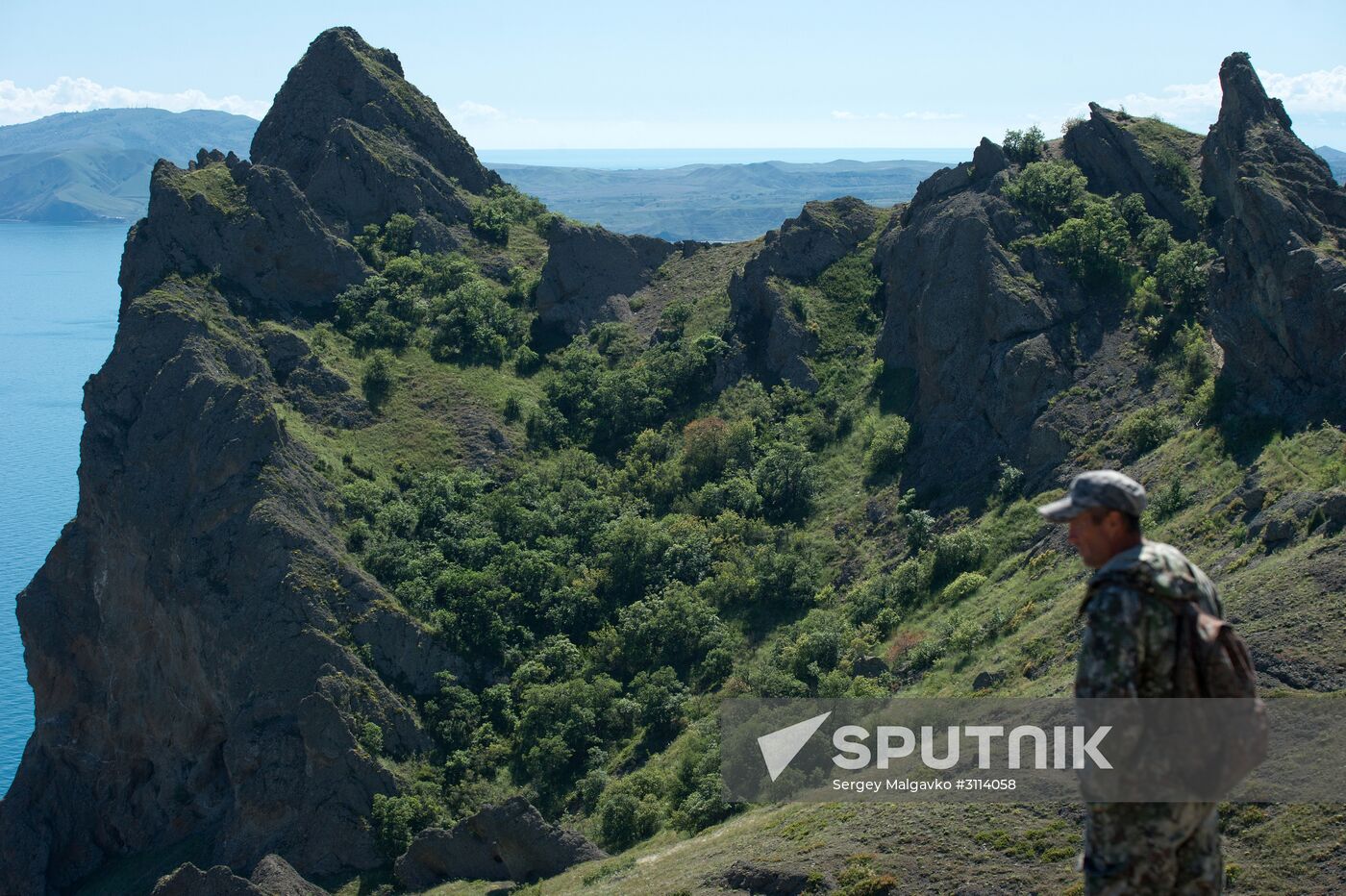 Karadag nature reserve in Crimea