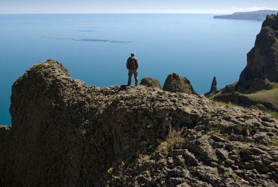 Karadag nature reserve in Crimea