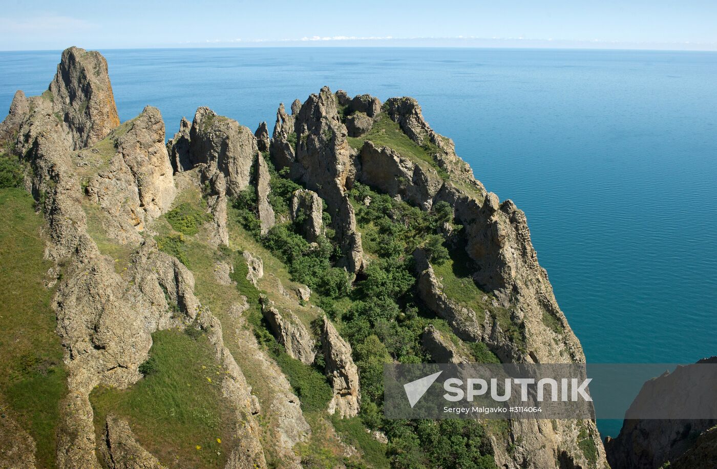 Karadag nature reserve in Crimea