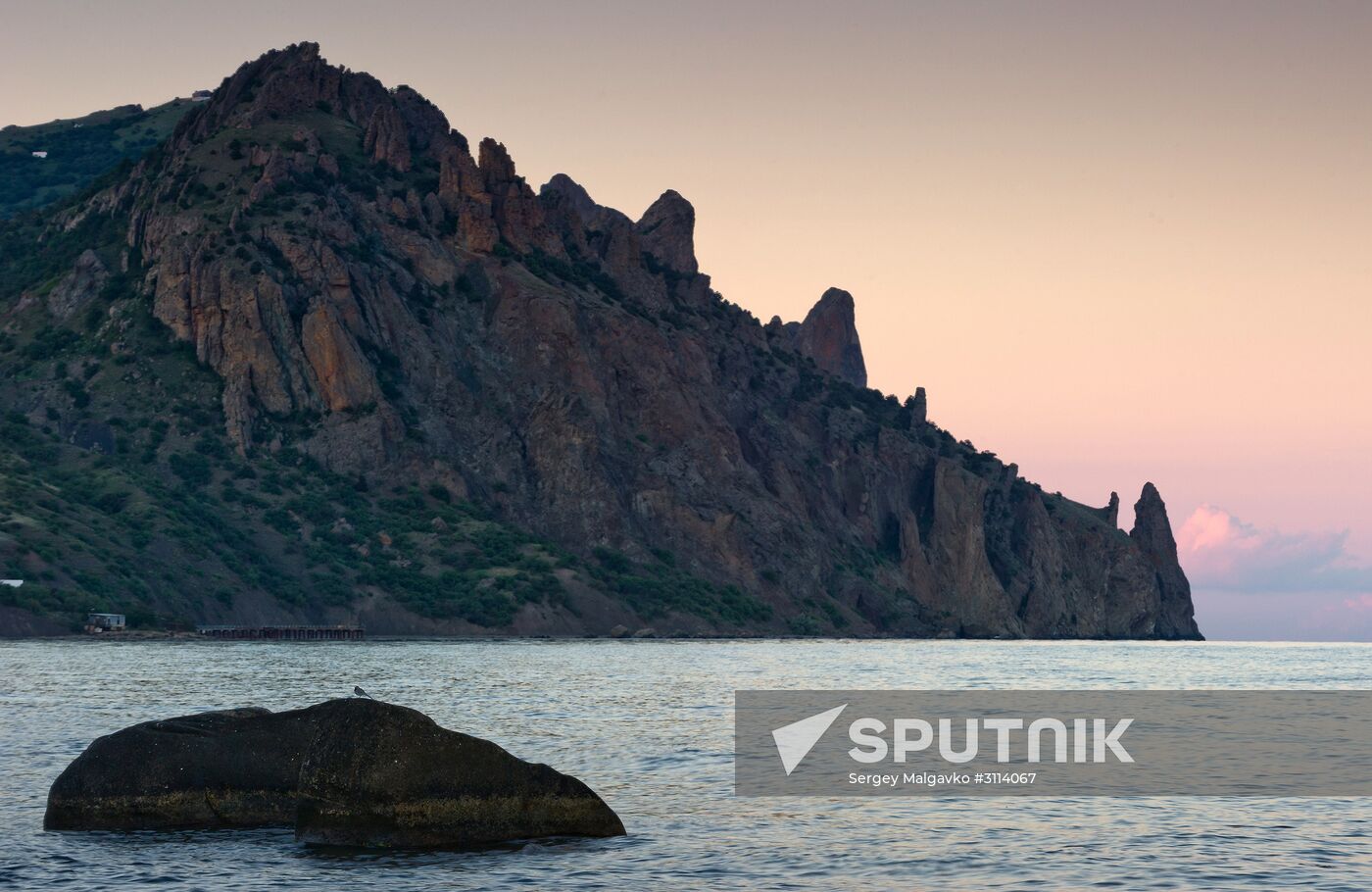 Karadag nature reserve in Crimea
