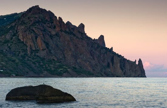 Karadag nature reserve in Crimea