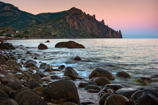 Karadag nature reserve in Crimea