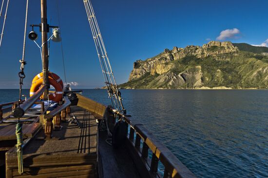 Karadag nature reserve in Crimea