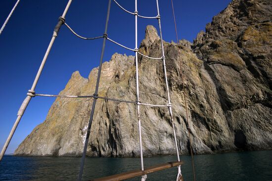 Karadag nature reserve in Crimea