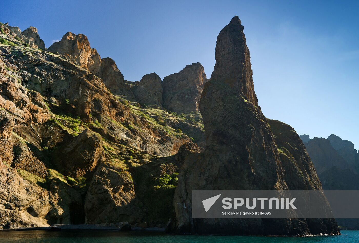 Karadag nature reserve in Crimea