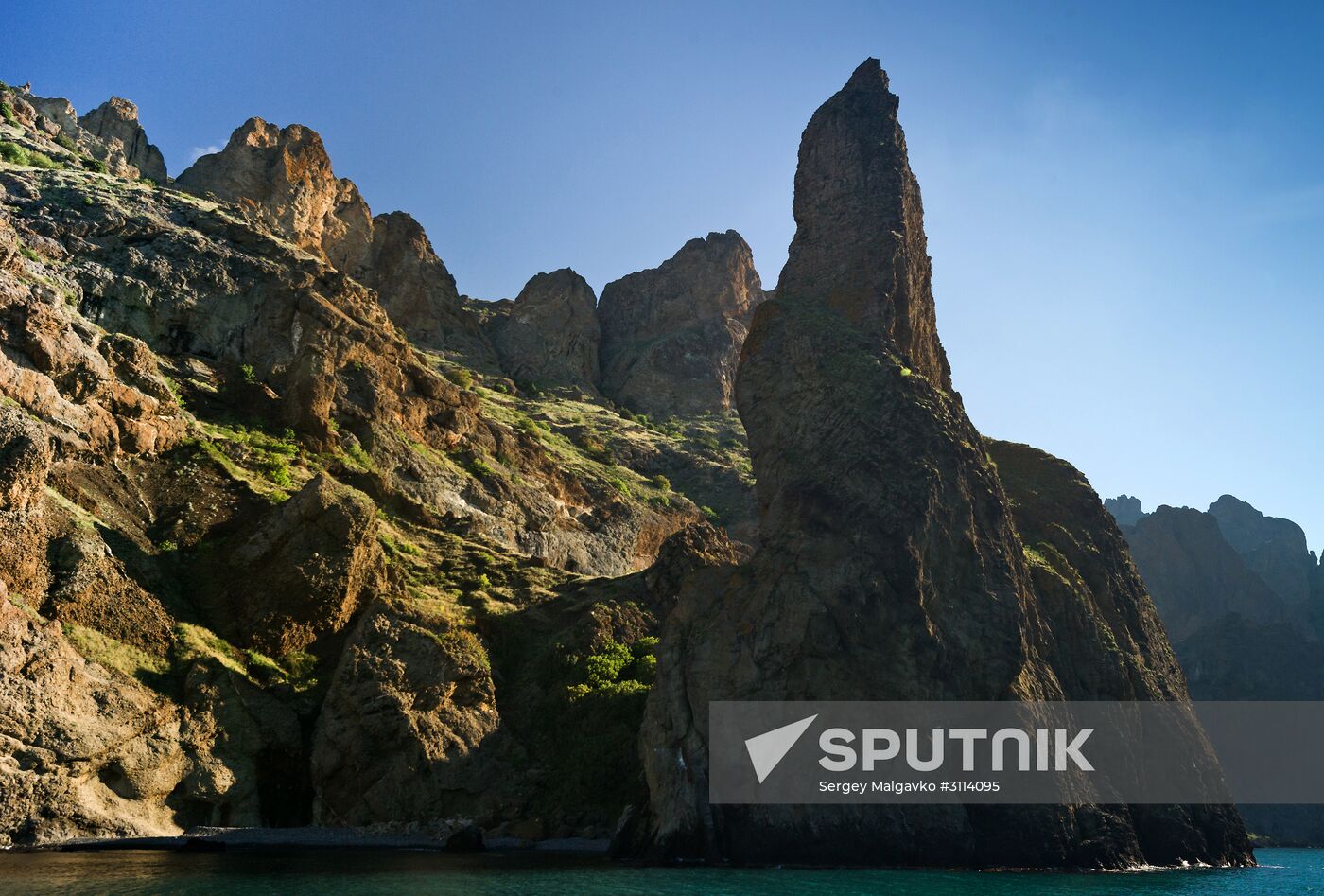 Karadag nature reserve in Crimea