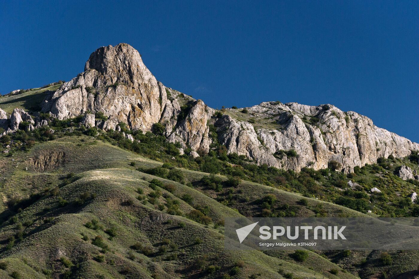 Karadag nature reserve in Crimea