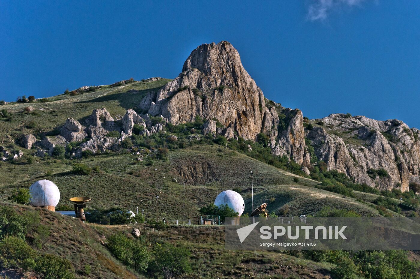 Karadag nature reserve in Crimea